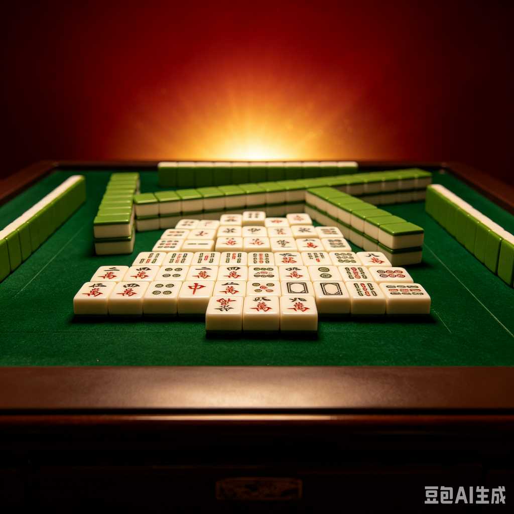 colorful mini mahjong tiles